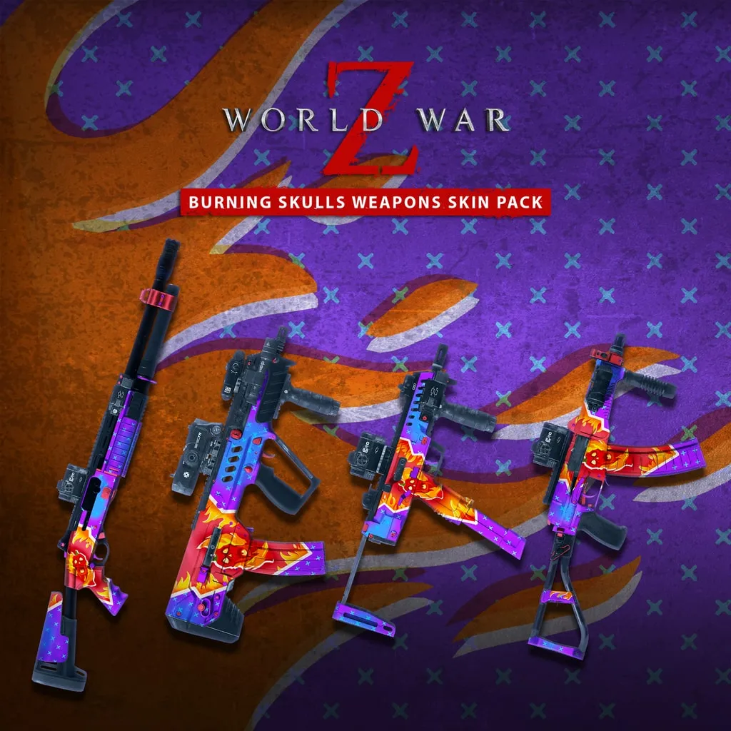 World War Z - Burning Skulls Weapons Skin Pack [PS4] cover