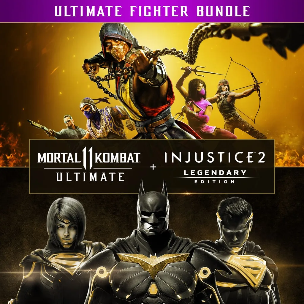Mortal Kombat 11 Ultimate + Injustice 2 Leg. Edition Bundle [PS4, PS5] cover