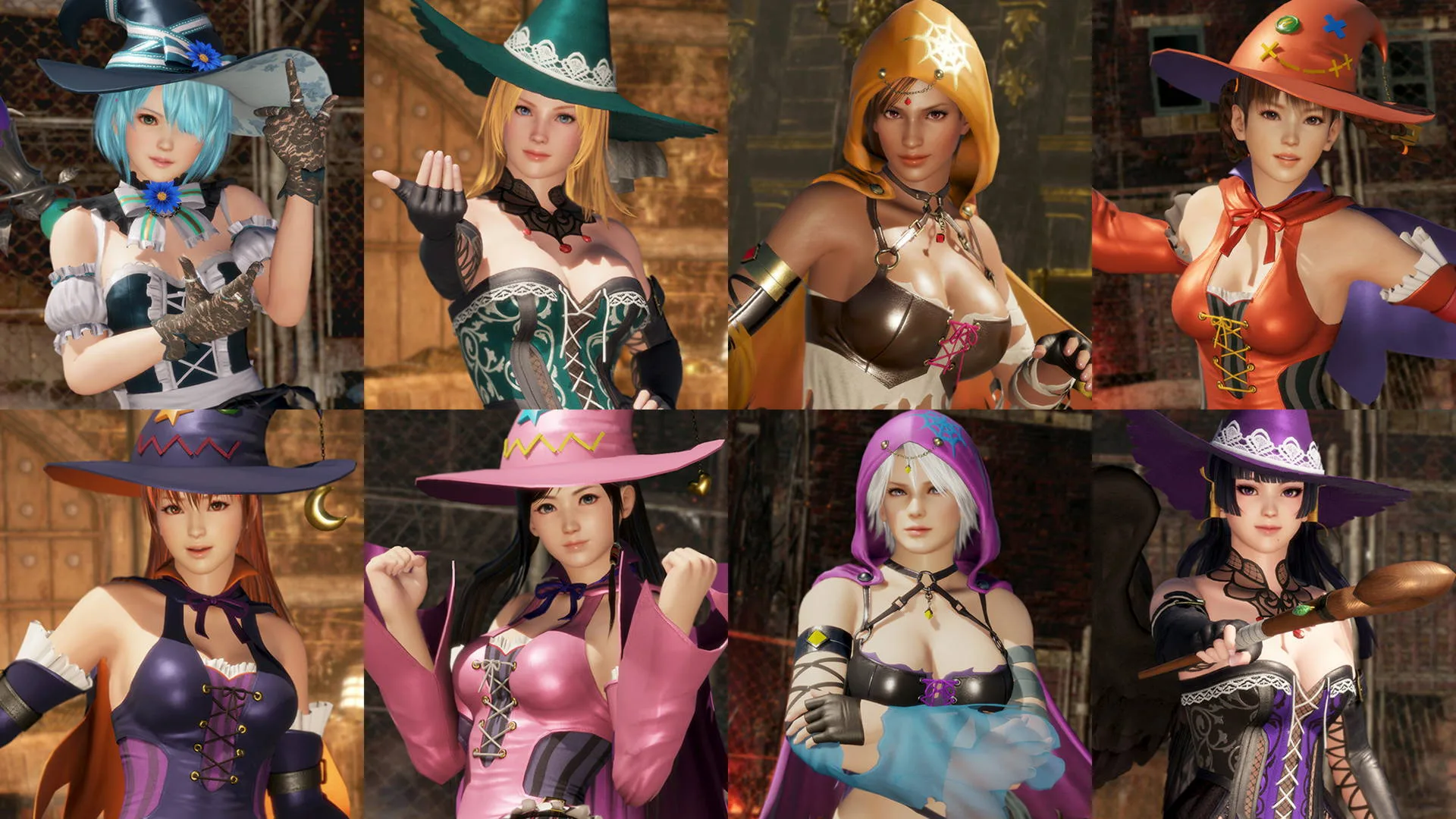 DOA6 Witch Party Costume Set [PS4] - изображение 2
