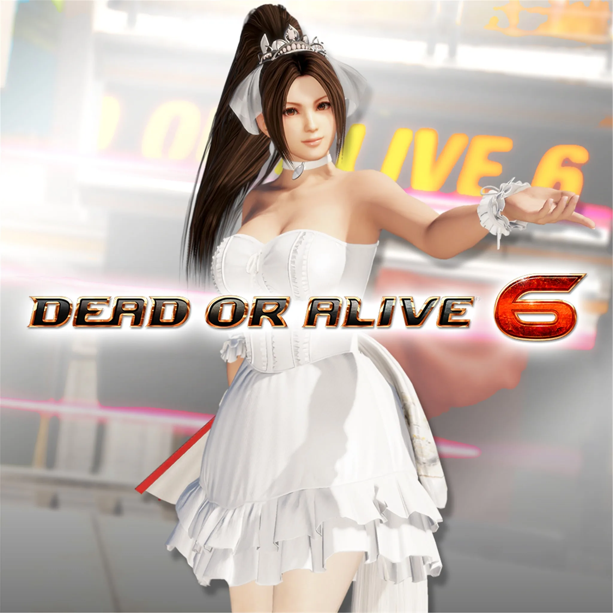 DOA6 Happy Wedding Costume - Mai Shiranui [PS4] cover