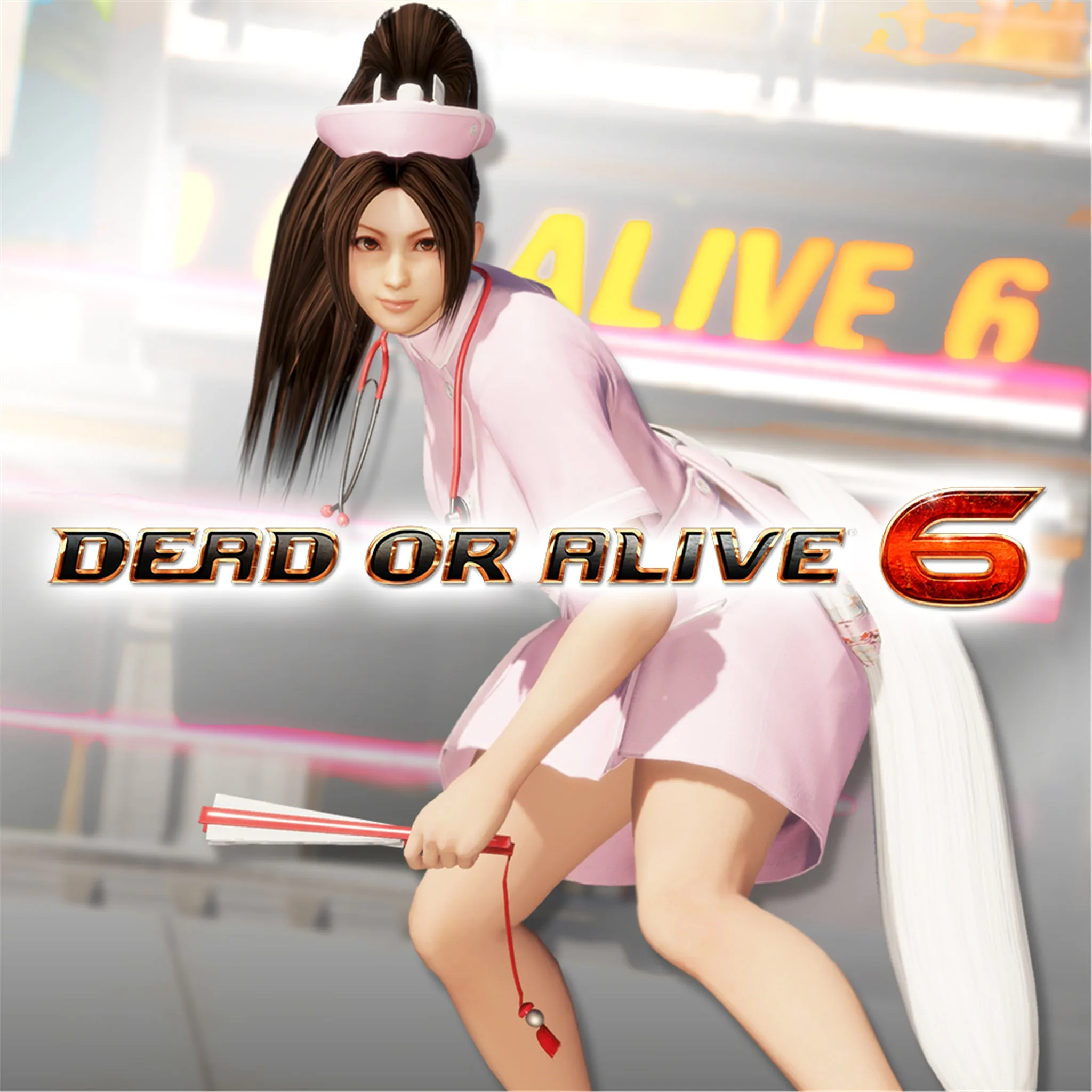DOA6 Nurse Costume - Mai Shiranui [PS4] cover