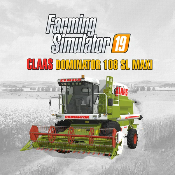 Farming Simulator 19 - CLAAS DOMINATOR 108 SL MAXI DLC [PS4]