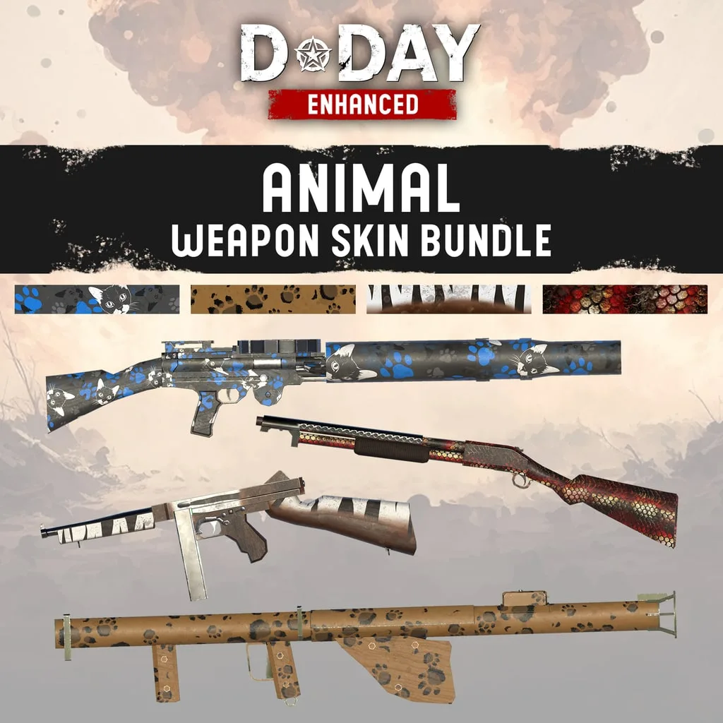 D-Day Enhanced - Animal Weapon Skin Bundle [PS5] - изображение 1