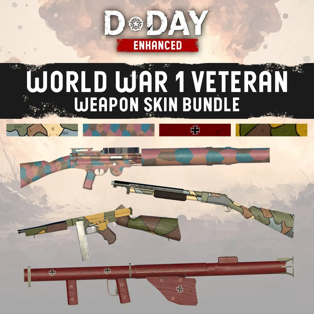 D-Day Enhanced - World War 1 Veteran Weapon Skin Bundle [PS5] cover