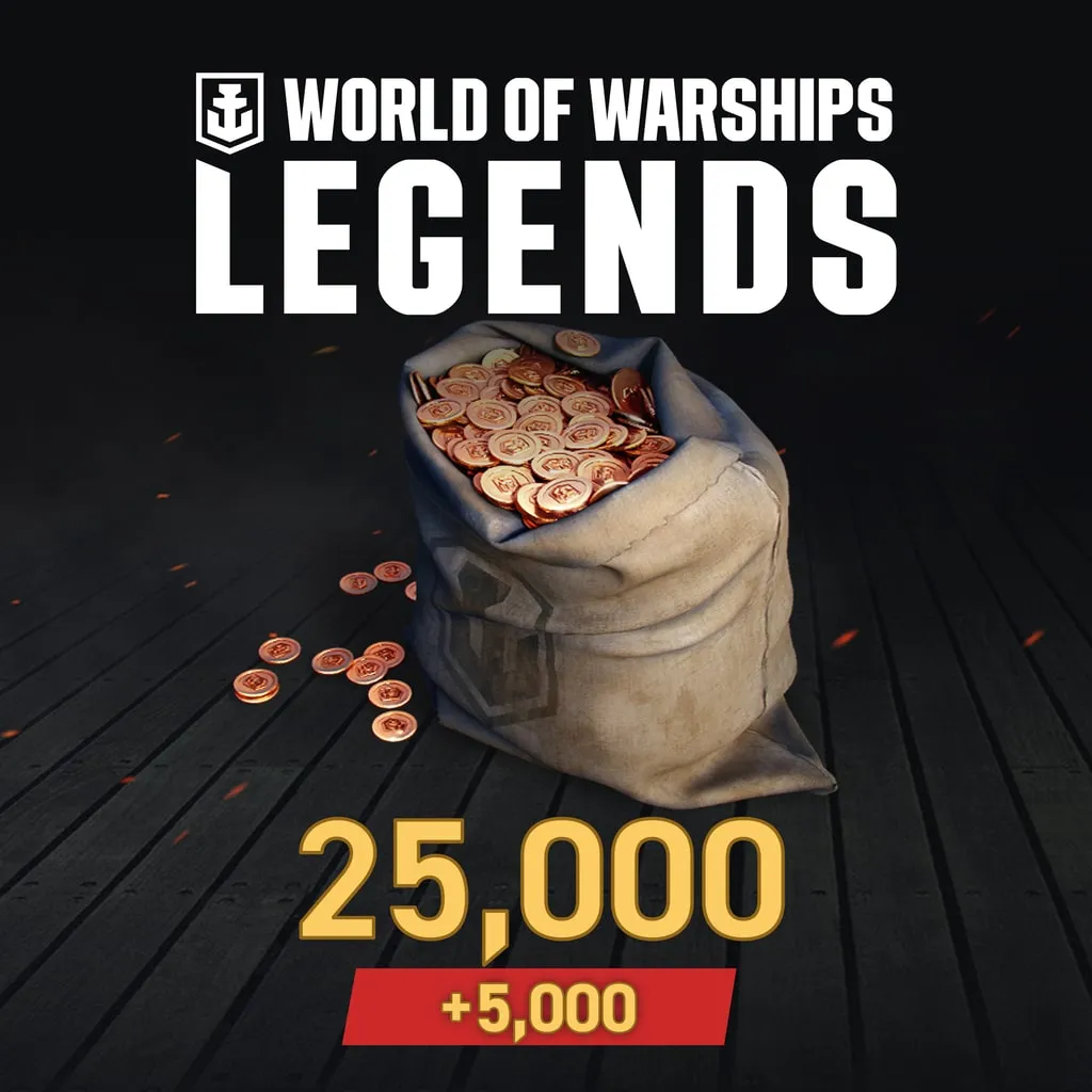 World of Warships: Legends - PS5 30,000 Doubloons - изображение 1