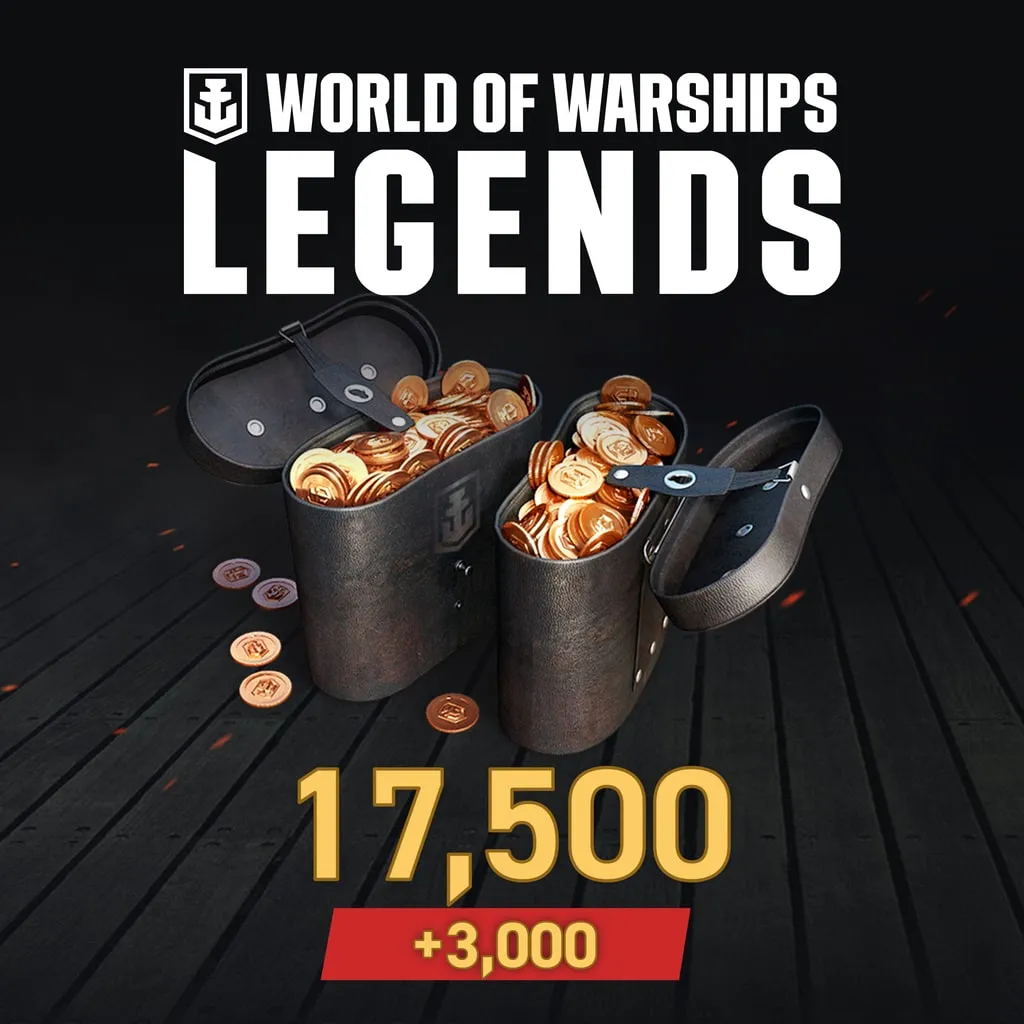 World of Warships: Legends - PS4 20,500 Doubloons - изображение 1
