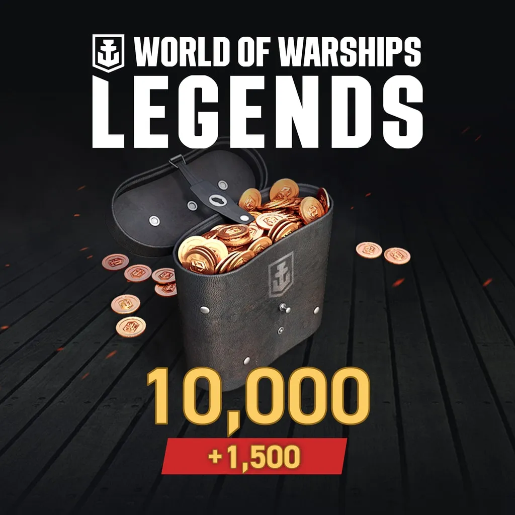 World of Warships: Legends - PS4 11,500 Doubloons - изображение 1