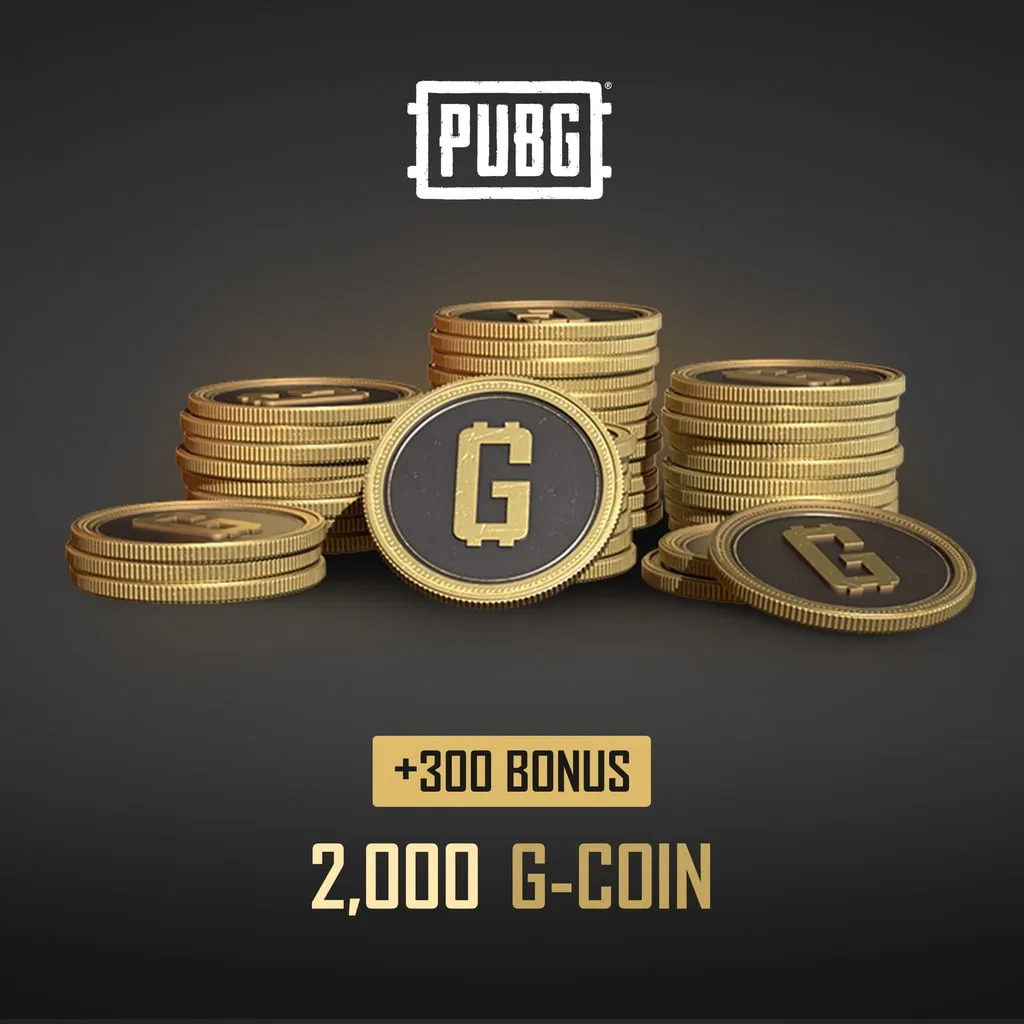 PUBG - 2,000 G-Coin (+300 Bonus) cover