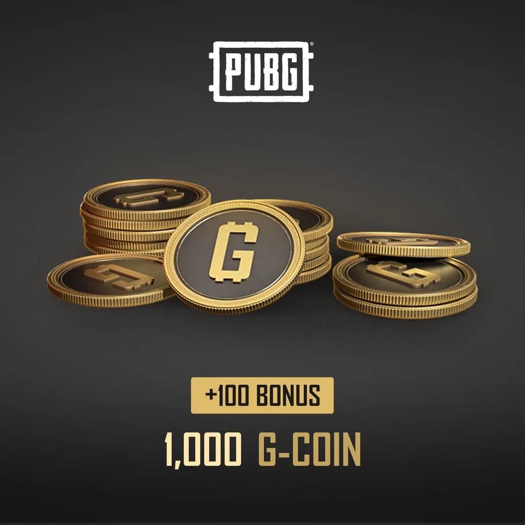 PUBG - 1,000 G-Coin (+100 Bonus) cover