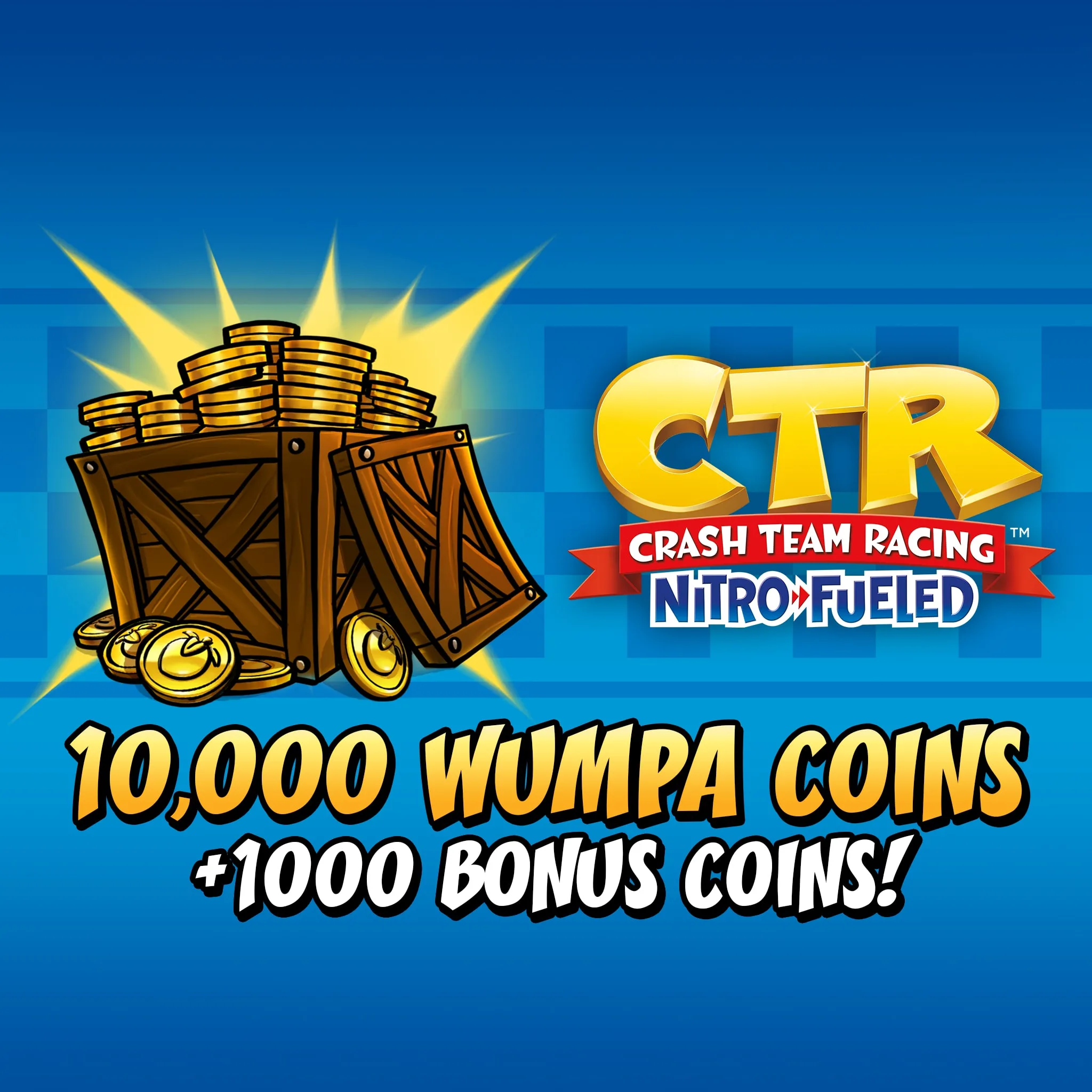 Crash Team Racing Nitro-Fueled - 10000 (+1000) Wumpa Coins cover