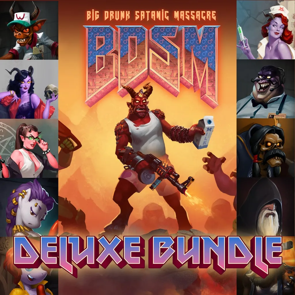 BDSM: Big Drunk Satanic Massacre — Deluxe Bundle [PS4] cover