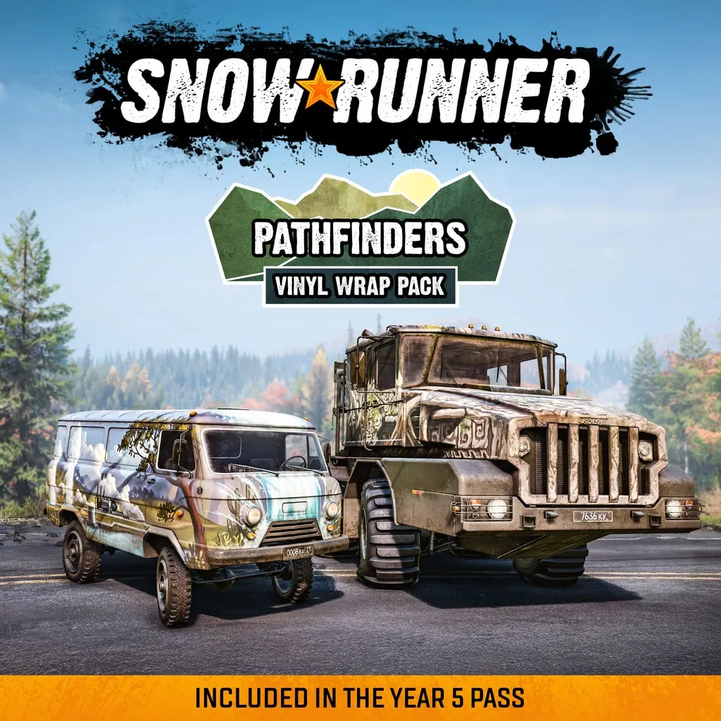 SnowRunner – Pathfinders Vinyl Wrap Pack [PS4, PS5] - изображение 1