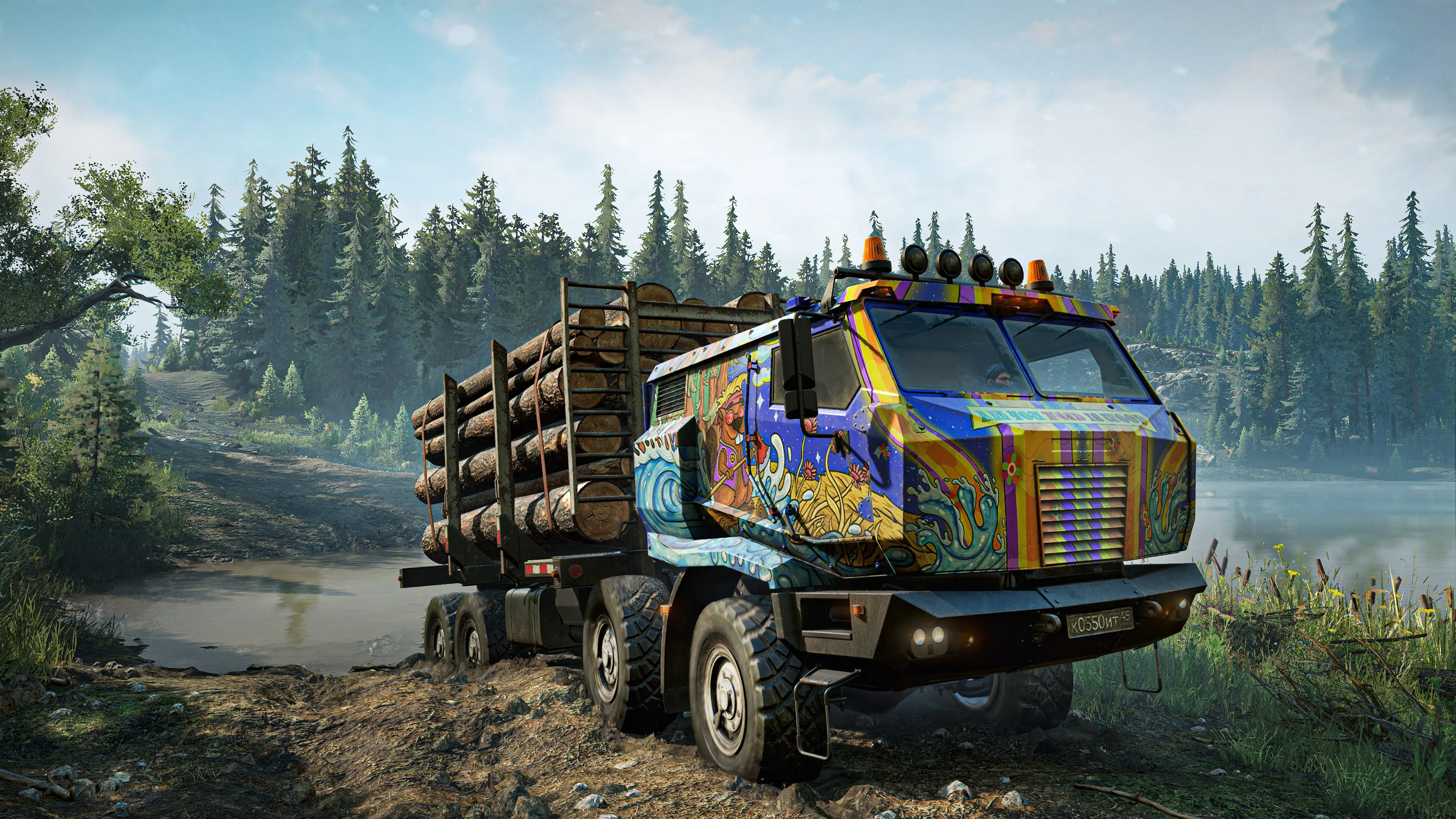 SnowRunner - Burning Bright Vinyl Wrap Pack [PS4] - изображение 4