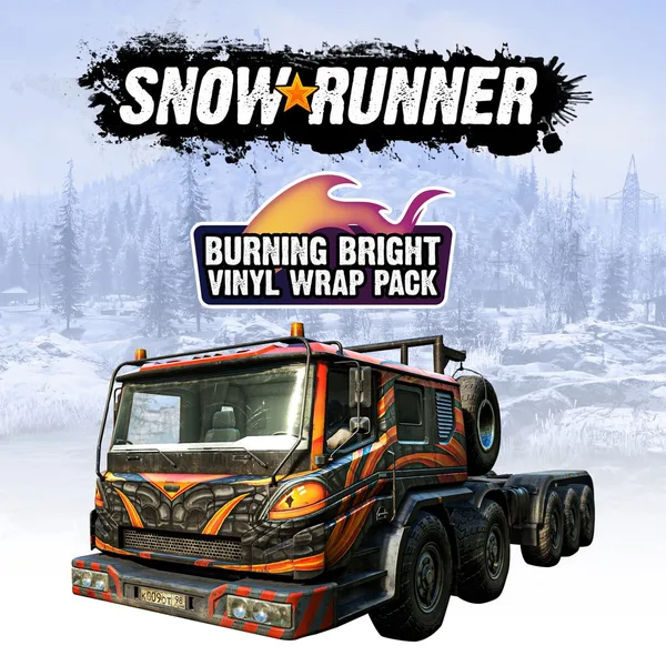 SnowRunner - Burning Bright Vinyl Wrap Pack [PS4, PS5]