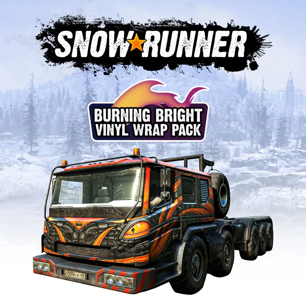 SnowRunner - Burning Bright Vinyl Wrap Pack [PS4] - изображение 1
