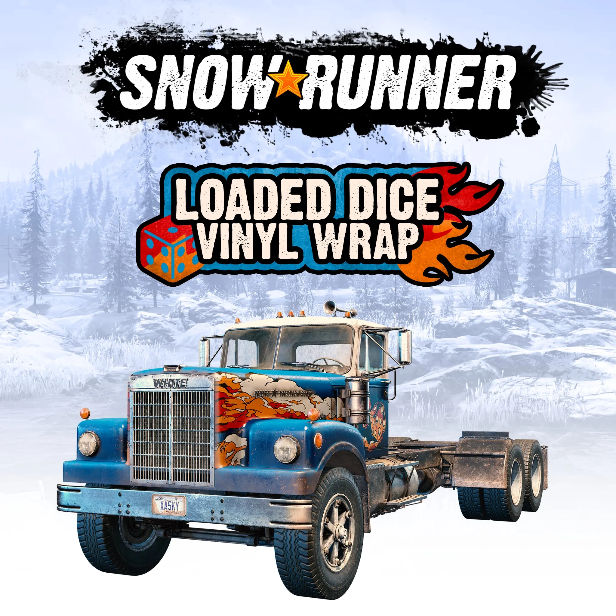 SnowRunner - Loaded Dice Vinyl Wrap [PS4, PS5] cover