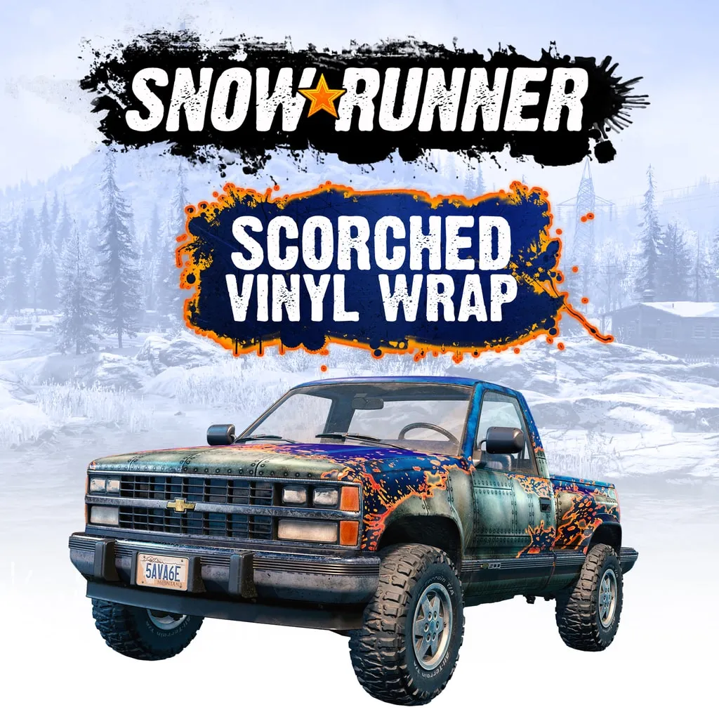 SnowRunner - Scorched Vinyl Wrap [PS4] cover