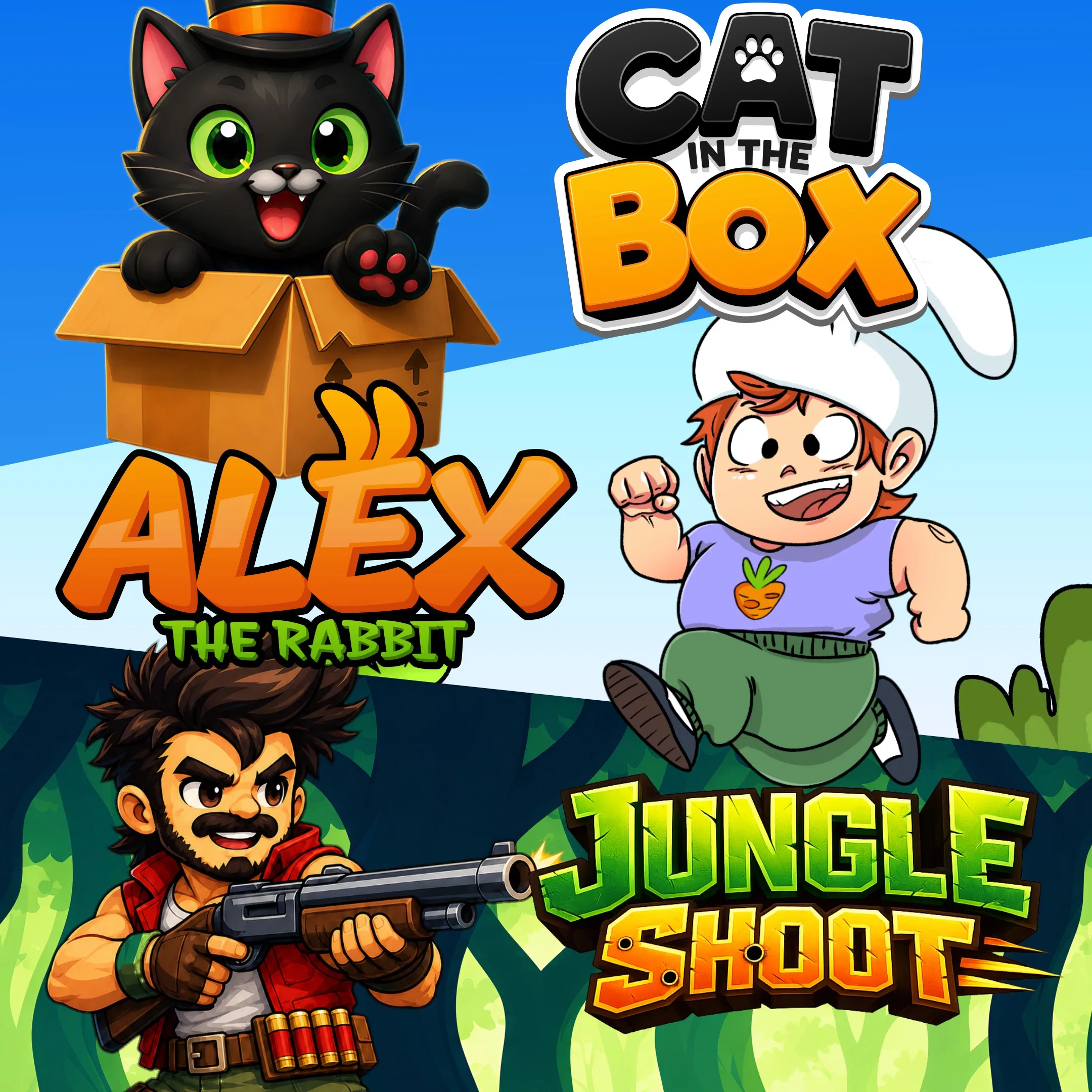 Cat in the Box + Alex the Rabbit + Jungle Shoot (Bundle) [One,&nbsp;X|S] - изображение 1