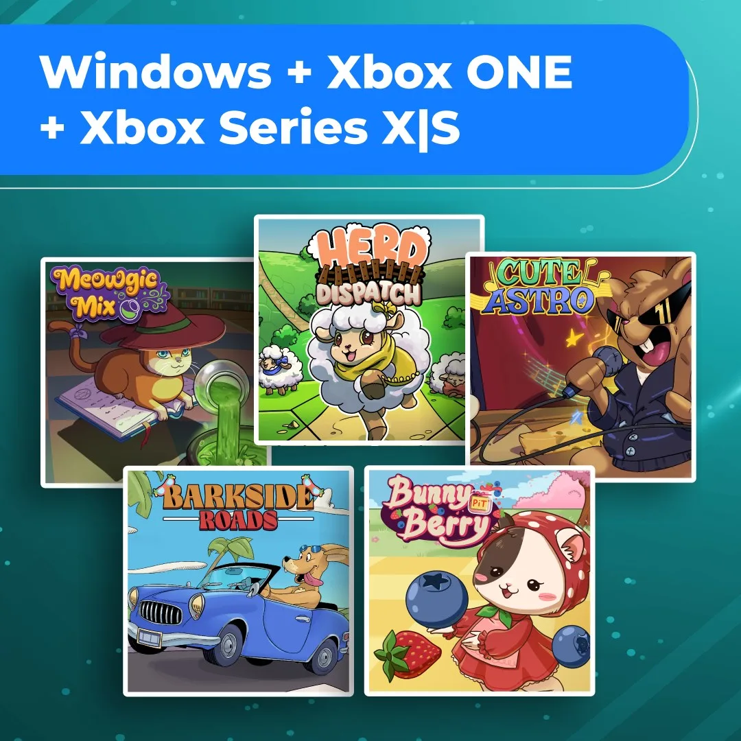 Barkside Roads + Bunny Pit Berry + Cute Astro + Herd Dispatch + Meowgic Mix (Bundle) [One,&nbsp;X|S] - изображение 1