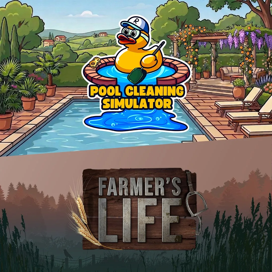 Pool Cleaning Simulator & Farmer's Life Bundle [X|S] - изображение 1