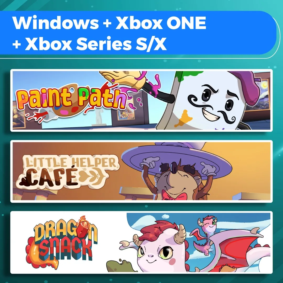 Paint Path + Little Helper Cafe + Dragon Snack (Bundle) [One,&nbsp;X|S] - изображение 1