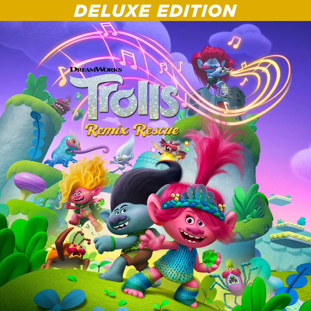 DreamWorks Trolls Remix Rescue Deluxe Edition [PS4,&nbsp;PS5] cover