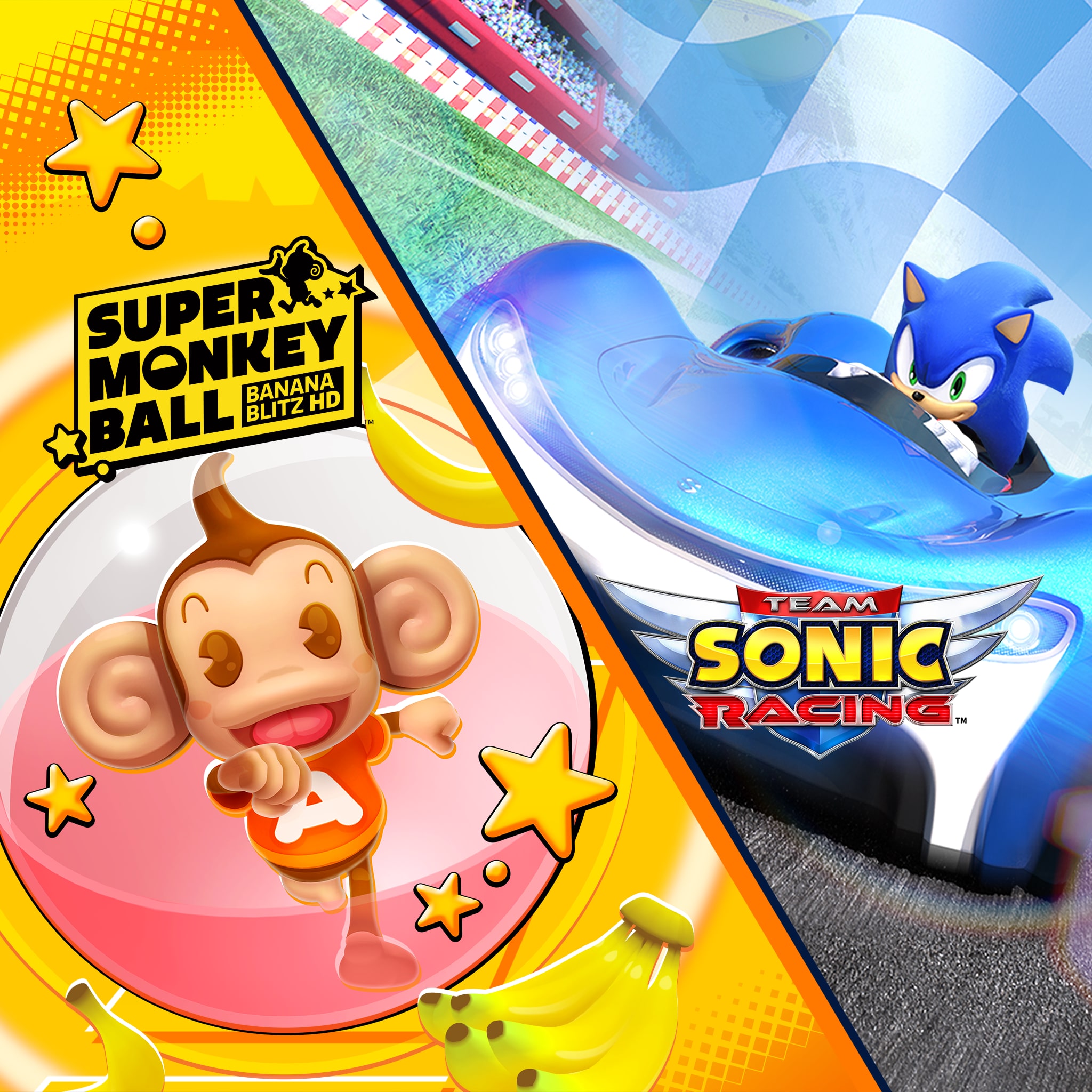 Team Sonic Racing &amp; Super Monkey Ball: Banana Blitz HD cover