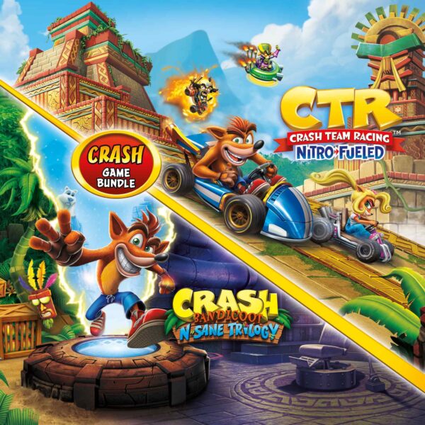 Crash Bandicoot Bundle - N. Sane Trilogy + CTR Nitro-Fueled [PS4]