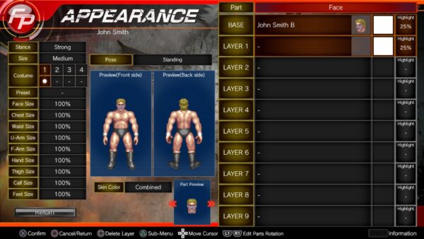 Fire Pro Wrestling World – Parts Craft [PS4] - изображение 4