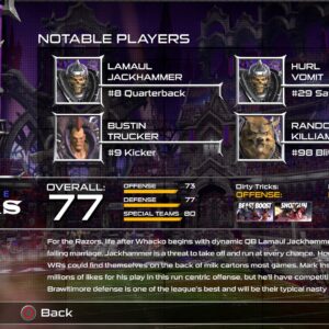 Mutant Football League – Brawltimore Razors [PS4] - изображение 2