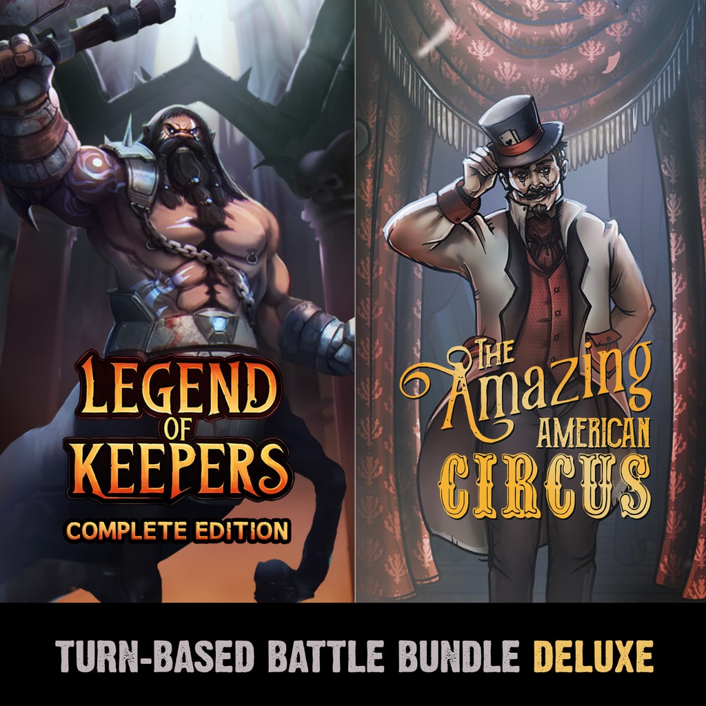 Turn-Based Battle Deluxe Bundle: The Amazing American Circus &amp; Legend of Keepers [PS4,&nbsp;PS5] cover