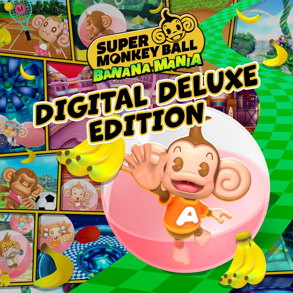 Super Monkey Ball Banana Mania Digital Deluxe Edition PS4 &amp; PS5 cover