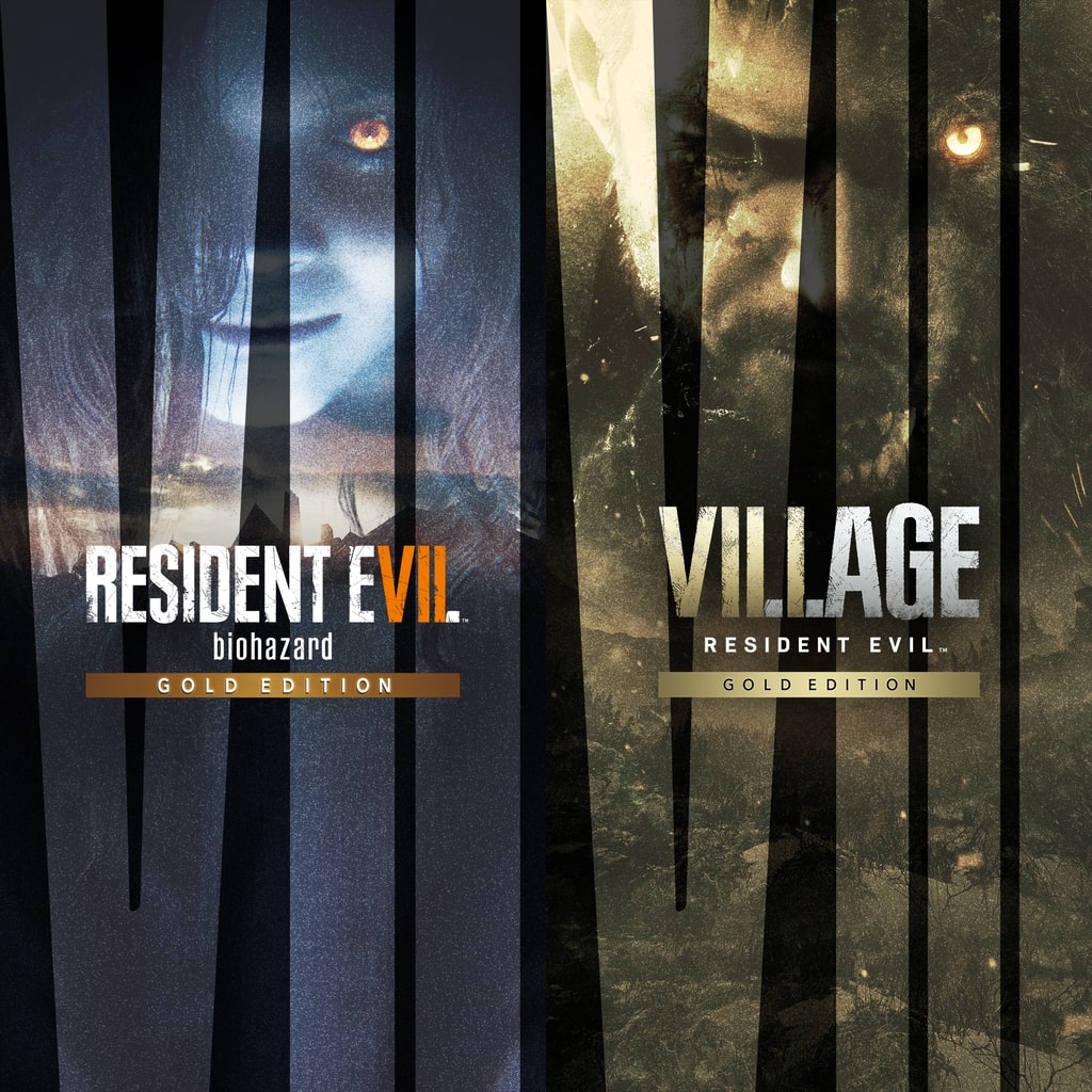Resident Evil 7 Gold Edition &amp; Village Gold Edition PS4 &amp; PS5 cover