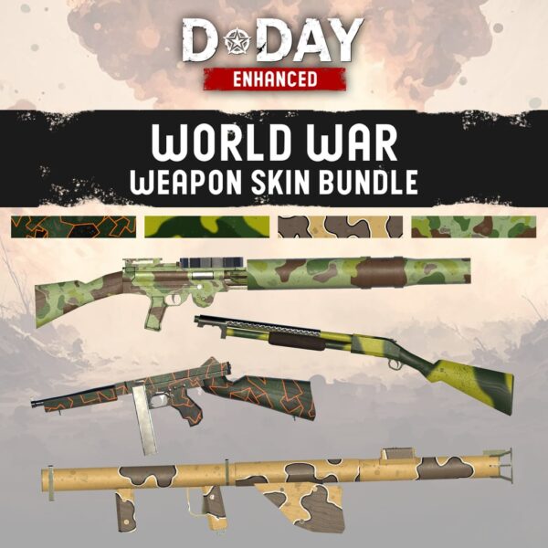 D-Day Enhanced - World War Weapon Skin Bundle [PS5]