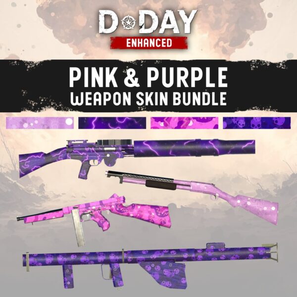 D-Day Enhanced - Pink & Purple Weapon Skin Bundle [PS5]
