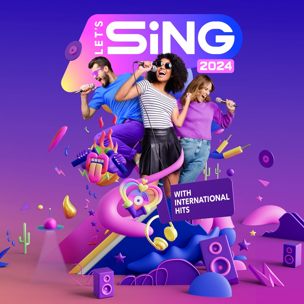 Let's Sing 2024 with International Hits [PS4,&nbsp;PS5] cover