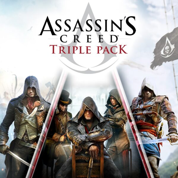 Assassin's Creed Triple Pack: Black Flag, Unity, Syndicate [PS4]