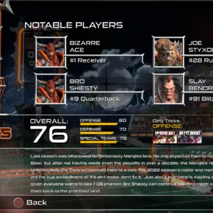 Mutant Football League - Sinsonasty Mangles [PS4] - изображение 2