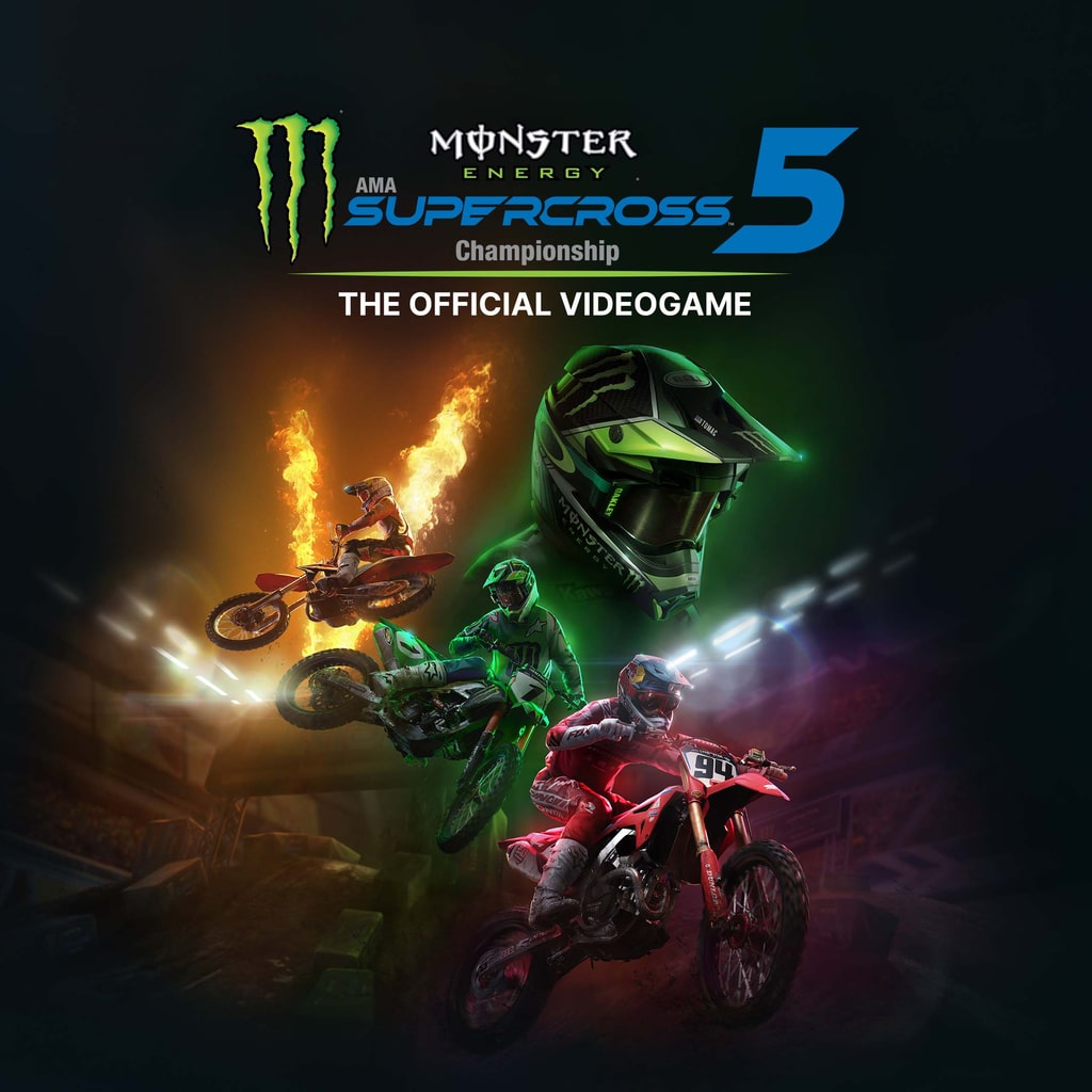 Monster Energy Supercross - The Official Videogame 5 PS4 &amp; PS5 cover