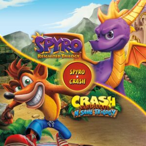 Spyro + Crash Remastered Game Bundle [PS4]