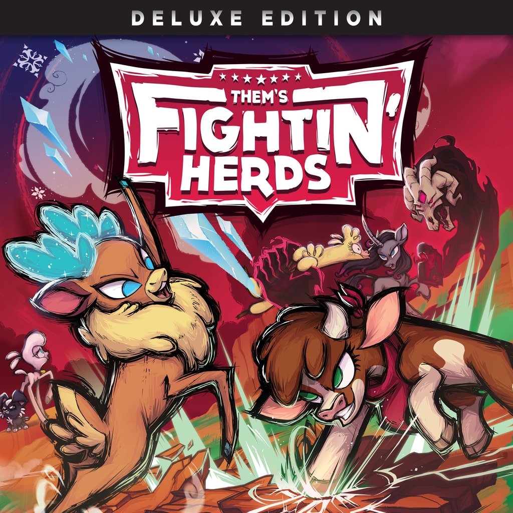 Them's Fightin' Herds: Deluxe Edition PS4 &amp; PS5 cover