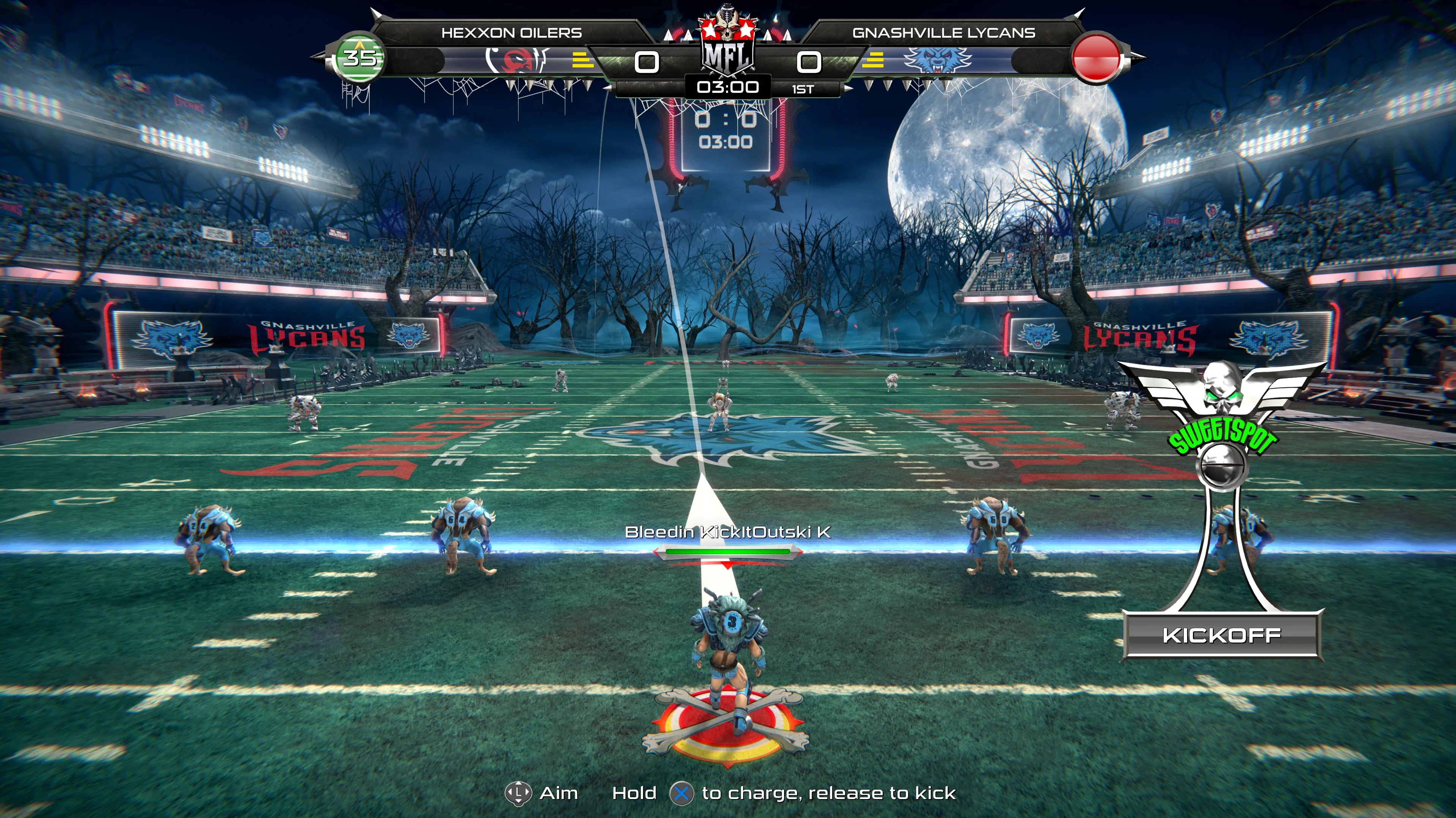 Mutant Football League - Gnashville Lycans [PS4] - изображение 3