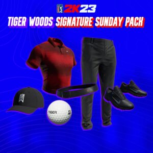 PGA TOUR 2K23 Tiger Woods Signature Sunday Pack [PS4, PS5]