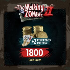 The Walking Zombie 2 – Normal Pack of Gold Coins With Bonus (1800 + 2 Perk Points) []