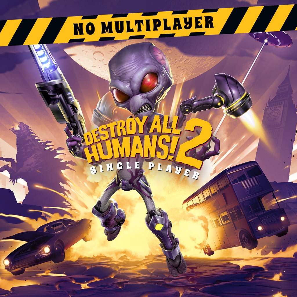 Destroy All Humans! 2 - Reprobed: Single Player [PS4] cover