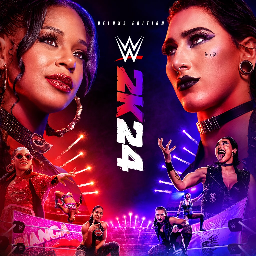 WWE 2K24 Deluxe Edition [PS4,&nbsp;PS5] cover