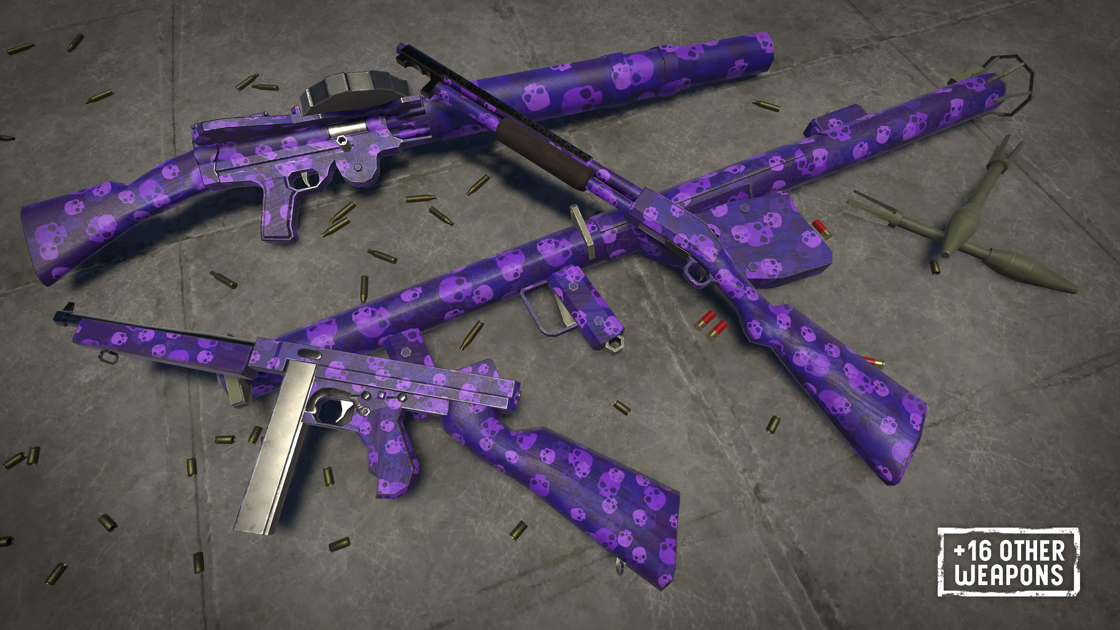 D-Day Enhanced - Pink & Purple Weapon Skin Bundle [PS5] - изображение 4