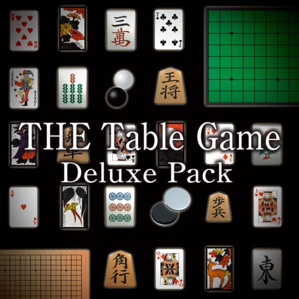 THE Table Game Deluxe Pack -Mahjong, Go, Shogi, Tsume Shogi, Othello, Card, Hanafuda, Shisen Mahjong Solitaire, Chess, Backgammon- [PS4, PS5]