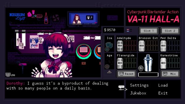 VA-11 Hall-A: Cyberpunk Bartender Action [PS4] - изображение 2
