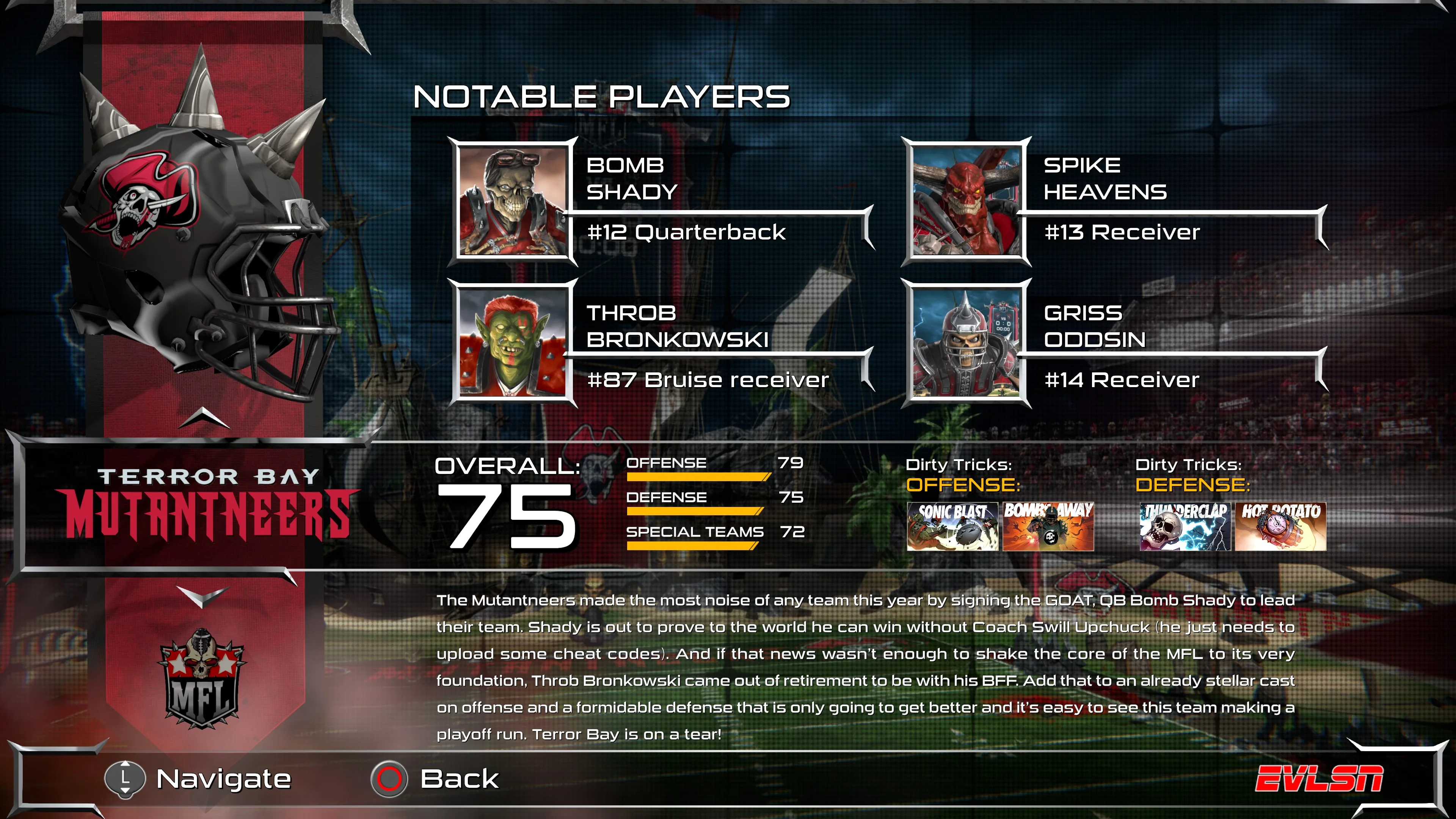 Mutant Football League - Terror Bay Mutantneers [PS4] - изображение 3